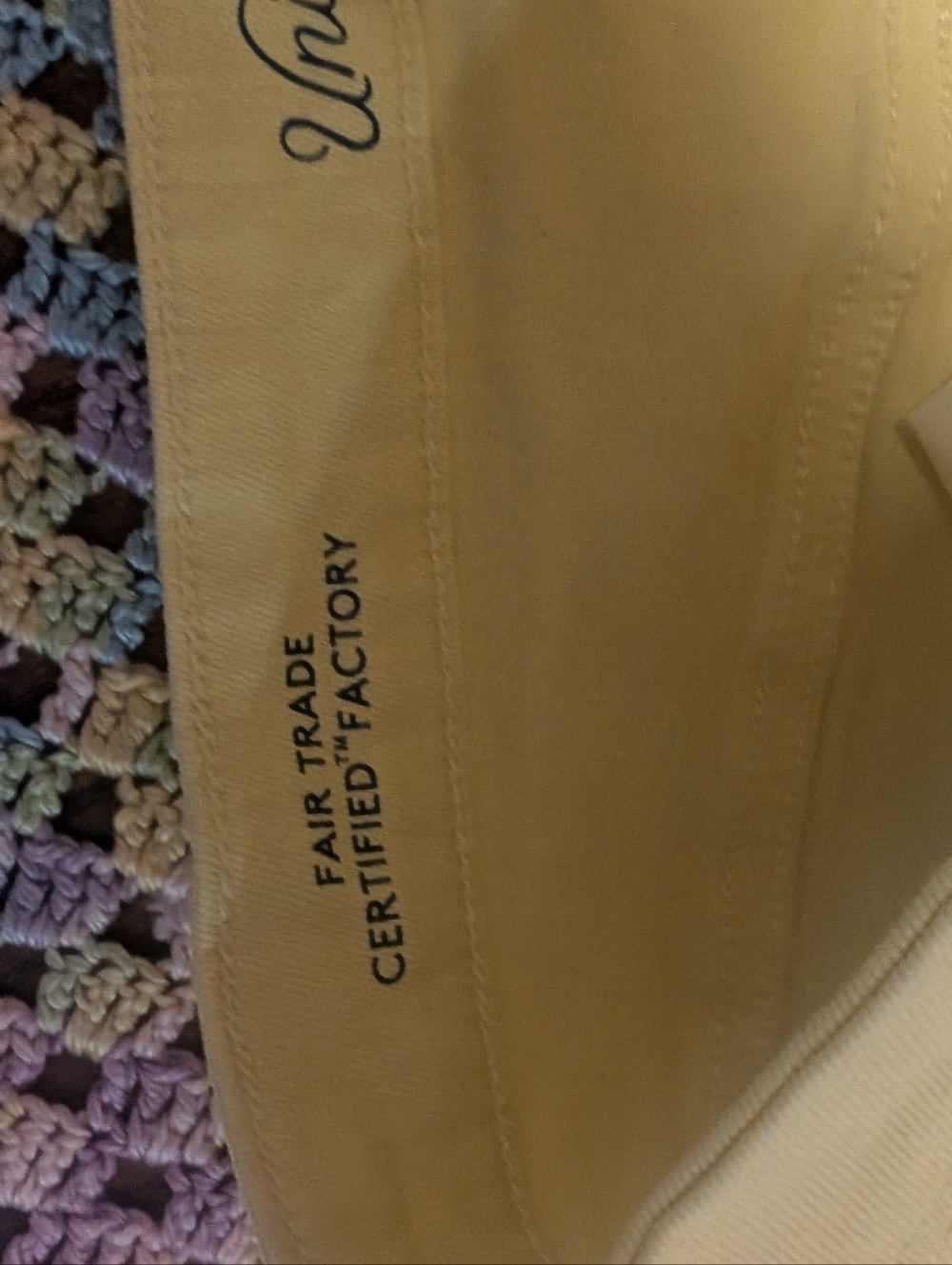 Universal Threads Yellow  High Rise Shortie Denim Shorts Size 8 - Picture 3 of 9